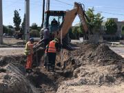 Cipolletti desvía el tránsito en la calle Santa Cruz para continuar con la nueva rotonda cerca de la Ruta 151