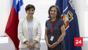 Ximena Aguilera y May Chomalí sostuvieron reunión bilateral por traspaso del Ministerio de Salud