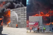 Incendio de proporciones obliga a evacuar 500 trabajadores de instalaciones de Verfrut en Las Cabras
