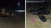 Siniestro fatal en Colonia: un hombre murió y otro está grave tras choque frontal entre dos motos en Ruta 22