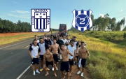 ¡Parece Liga 1! Bus del Club 2 de Mayo quedó varado camino al duelo con Alianza Lima