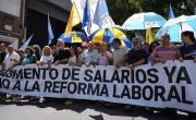 Las CTA marcharon en Rosario contra la reforma laboral y cargaron contra los gobernadores
