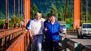 Futuro Ministro de Obras Públicas compromete prioridad para la reparación del puente Presidente Ibáñez en su visita a Aysén