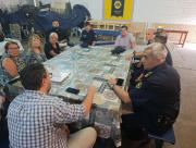 Reunión por seguridad en Barrio Nuevo Uruguay /Junto al Club de Leones Filial Andresito