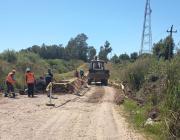 Prohibición /Tránsito pesado en avenida Garibaldi por obras en alcantarilla