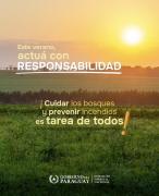 Infona mantiene prohibición del uso del fuego por riesgo de incendios forestales