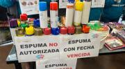 Alcaldía de La Paz autoriza la comercialización de siete marcas de espuma para este Carnaval