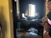 Incendio en el despacho de una senadora del PRO