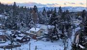 Inusual nevada en Bariloche
