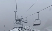 Sorpresa en pleno verano: nevó en el Cerro Catedral y se espera un descenso de temperaturas