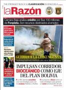 Portadas de los periódicos de Bolivia del martes 10 de febrero del 2026