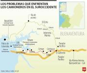 Hay trancones de tractomulas de hasta 25 km para entrar al Puerto de Buenaventura