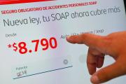 Precios del SOAP suben más de 40% y promedio supera los $ 9 mil tras ajustes por Ley Jacinta