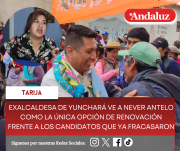 Exalcaldesa de Yunchará ve a Never Antelo como la única opción de renovación frente a los candidatos que ya fracasaron