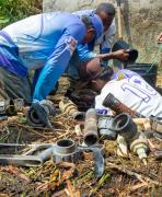 Ejecutada reparación de tubería de aguas blancas en Guacara