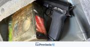 Allanamiento en Rawson: secuestran cocaína, armas y casi $3 millones en efectivo