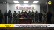 La Libertad: incautan armas de guerra y explosivos en bocamina utilizada por organización criminal en Pataz