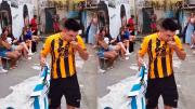 Video: la camiseta de Mitre apareció en la favela Rocinha y se volvió viral
