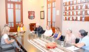 La intendente Fuentes recibió a directivos de la Casa D'Italia