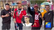 Esa la sabía, sin duda: El deportista chileno al cual confundieron con Roger Federer en el Super Bowl