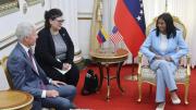 EN FOTOS: Secretario de Energía de EEUU fue recibido en Miraflores por Delcy Rodríguez para concretar histórico acuerdo