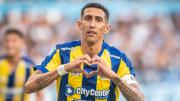 Ángel Di María debuta por Copa Argentina bajo tensión por el conflicto policial en Santa Fe