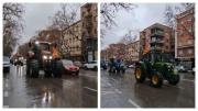 Le dicen “tractorada”: agricultores toman el centro de Madrid contra acuerdo Mercosur-UE