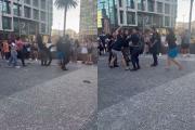 Juntada de therians en plaza Independencia terminó con incidentes e intervino la Policía