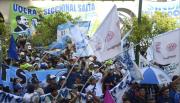 Marcha contra la reforma laboral en Salta: trabajadores protestan en la Plaza 9 de Julio