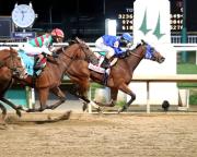 Camino a las Kentucky Oaks: Bella Ballerina se juego el invicto ante siete rivales en el Rachel Alexandra Stakes G2 de $300,000