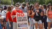 En Río Cuarto también hubo protestas en contra de la reforma laboral