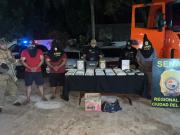 Procesan a tres hombres por transporte y tenencia de estupefacientes