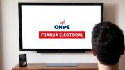 ONPE inicia difusión de franja electoral para las Elecciones Generales 2026