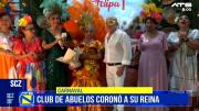 Adultos mayores celebran el Carnaval en Santa Cruz con alegría y coronación