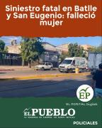 Siniestro fatal en Batlle y San Eugenio: falleció mujer ‣ El Pueblo Digital Uruguay