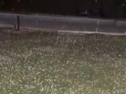 Granizo de madrugada en la Ciudad y el GBA en medio del calor agobiante
