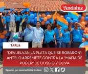 Devuelvan la plata que se robaron: Antelo arremete contra la mafia de poder de Cossío y Oliva