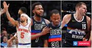 Knicks humillaron a Sixers y Pistons extienden racha ganadora en NBA: Jokic se dio festín ante Memphis