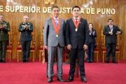 Prefecto regional juró al cargo ante el presidente de la corte superior de Justicia de Puno –