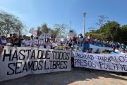 FOTOS Movilizaciones en regiones abogan por presos políticos y transición democrática
