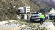Carretera Central: Cuádruple choque en Casapalca deja un fallecido
