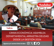 Crisis económica: Asamblea Departamental arrastra deudas desde la gestión 2024