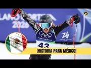 México hace historia en los Juegos Olímpicos de Invierno con una madre y un hijo
