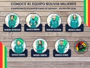 Bolivia lista para el Sudamericano Juvenil de Squash en Asunción