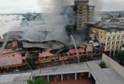 Incendio en Guayaquil: secretaria de Riesgos pide información al Municipio
