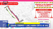 La Paz tendrá cortes de vías por tres días por el Corso y la entrada de la Jisk’a Anata