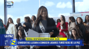 Candidatas a Reina Hispanoamericana visitan La Paz y recorren atractivos turísticos