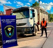 Secuestran un camión en Añatuya en un amplio procedimiento