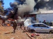 Se desató un incendio en un depósito de Investigaciones de la Policía Federal en Barracas