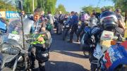 Ni la marca ni la cilindrada importan: miles de motociclistas copan la Ruta 7 con destino al Cristo Redentor